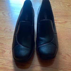 New Croft and Barrow Women Leather Black Shoes